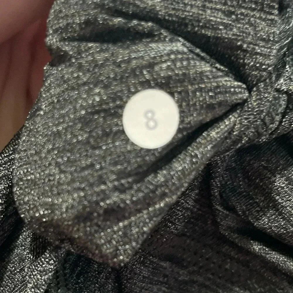 Lululemon Run: Team Spirit Tech Short Sleeve Black Size 8 - Picture 5 of 10